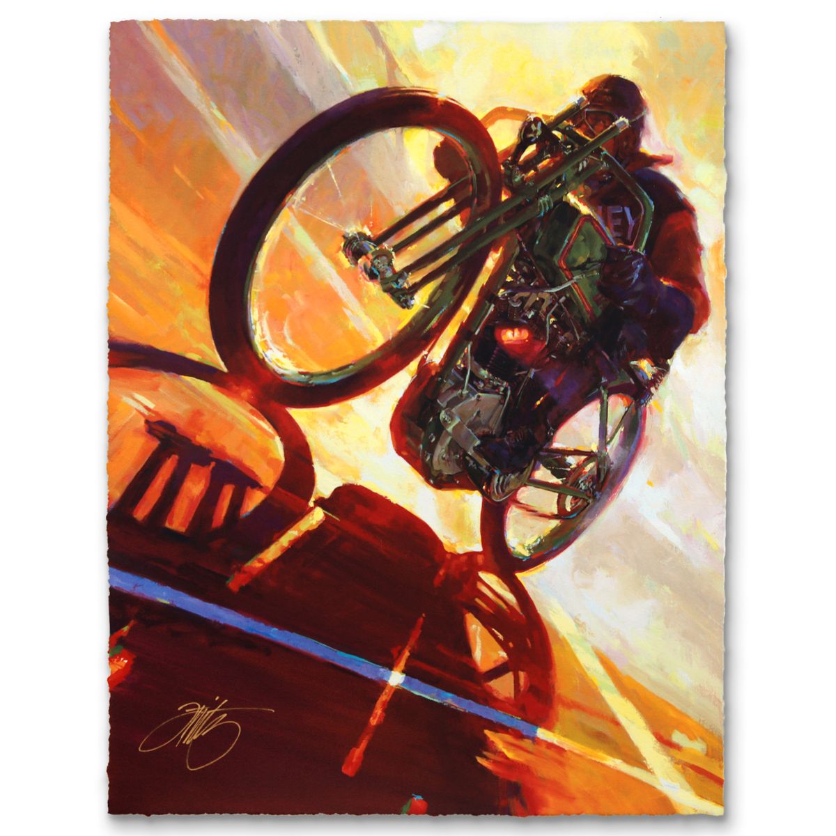 Tom Fritz- Giclee on paper "Thunder on the Wall"