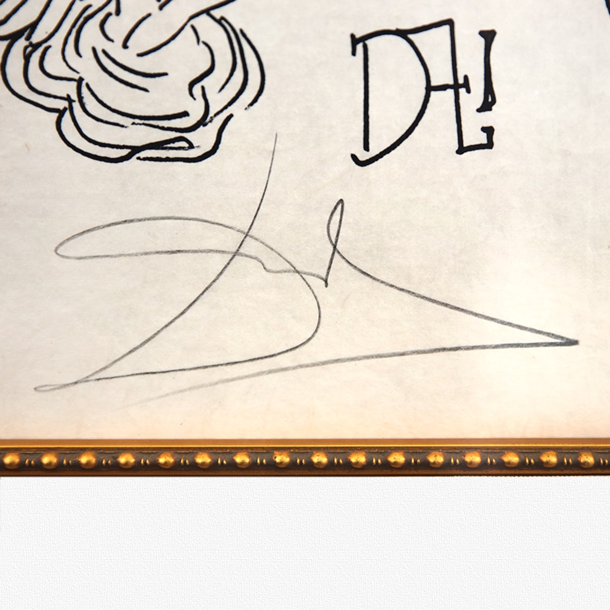 Salvador Dali- Original Lithograph from Gouache and Collage "Les Songes Drolatiques de Pantagruel"