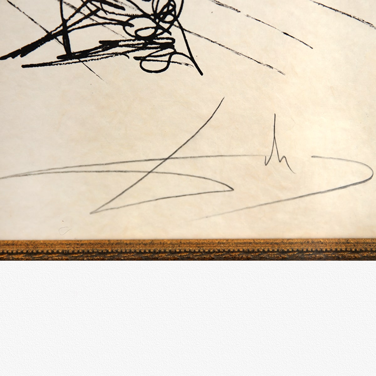 Salvador Dali- Original Lithograph from Gouache and Collage "Les Songes Drolatiques de Pantagruel"