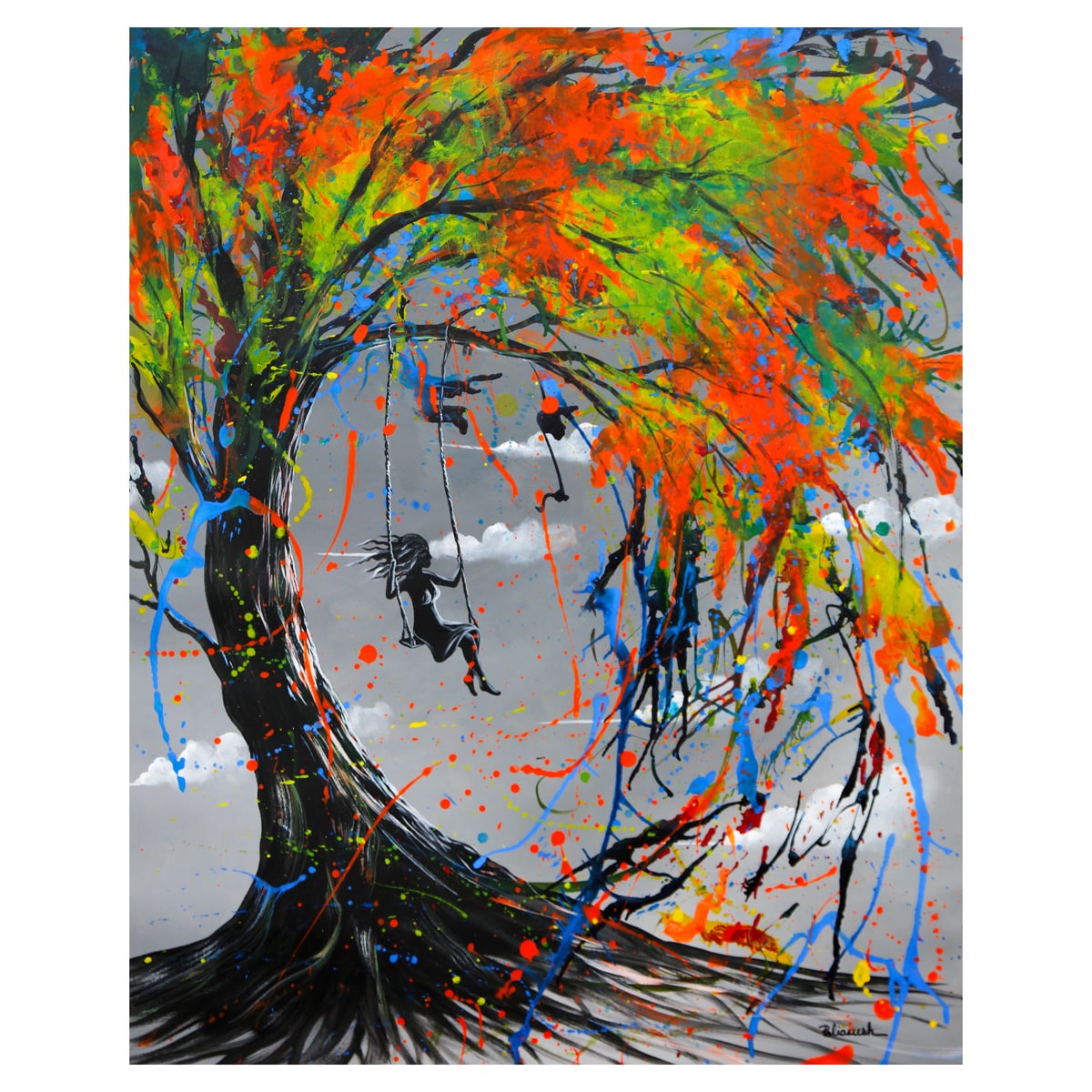 Eugene Poliarush- Original Oil on Canvas "Autumn Symphony"