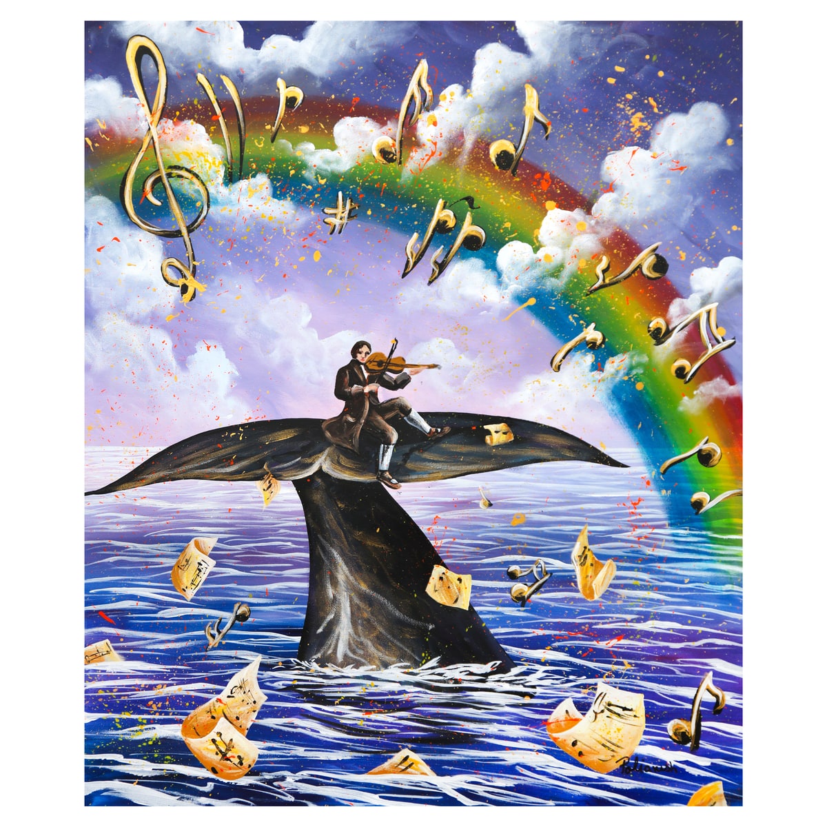 Eugene Poliarush- Original Oil on Canvas "The Magic Within"