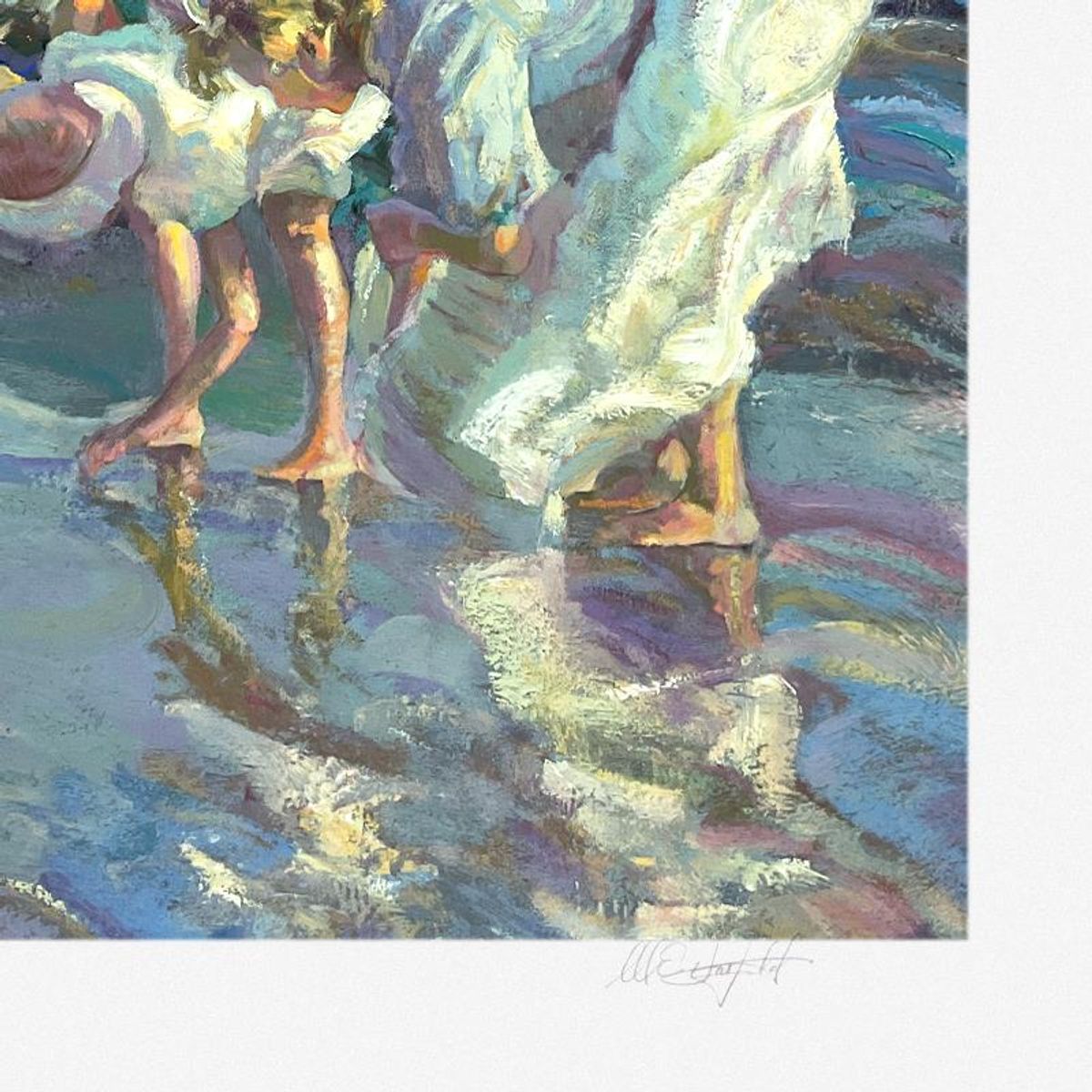 Don Hatfield, "Fall Tides" Limited Edition Printer's Proof Serigraph, Numbered 1/11 and Hand Signed with Letter of Authenticity.