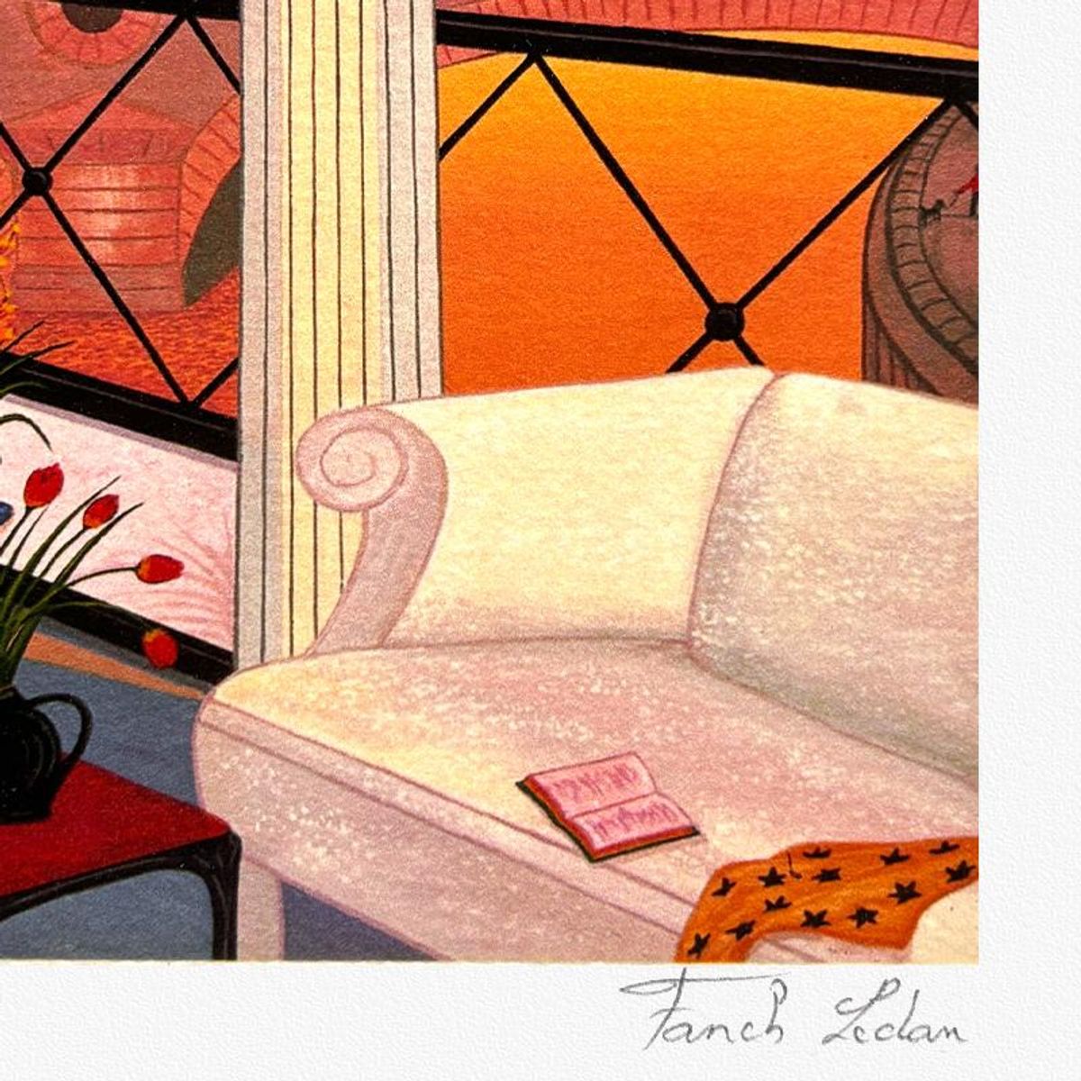 Fanch Ledan, "Trium sus Paris" Limited Edition Serigraph, AP Numbered and Hand Signed with Letter of Authenticity.