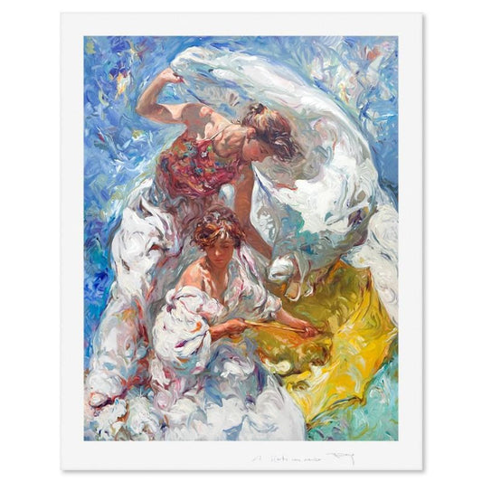 Royo, "Mediterraneo" Hand Signed Serigraph with Letter of Authenticity.