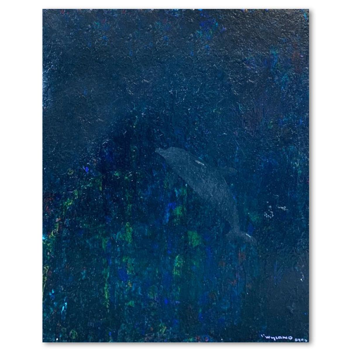 Wyland, Hand Signed Original Painting with Letter of Authenticity.