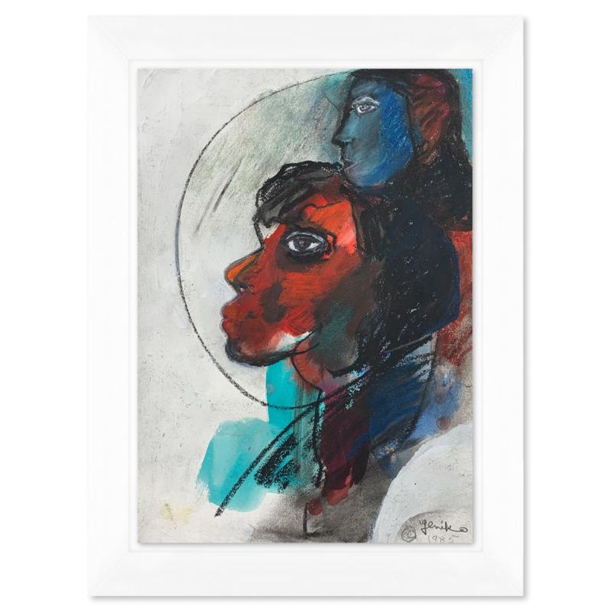 Jenik Cook, Framed Hand Signed Original Painting with Letter of Authenticity.