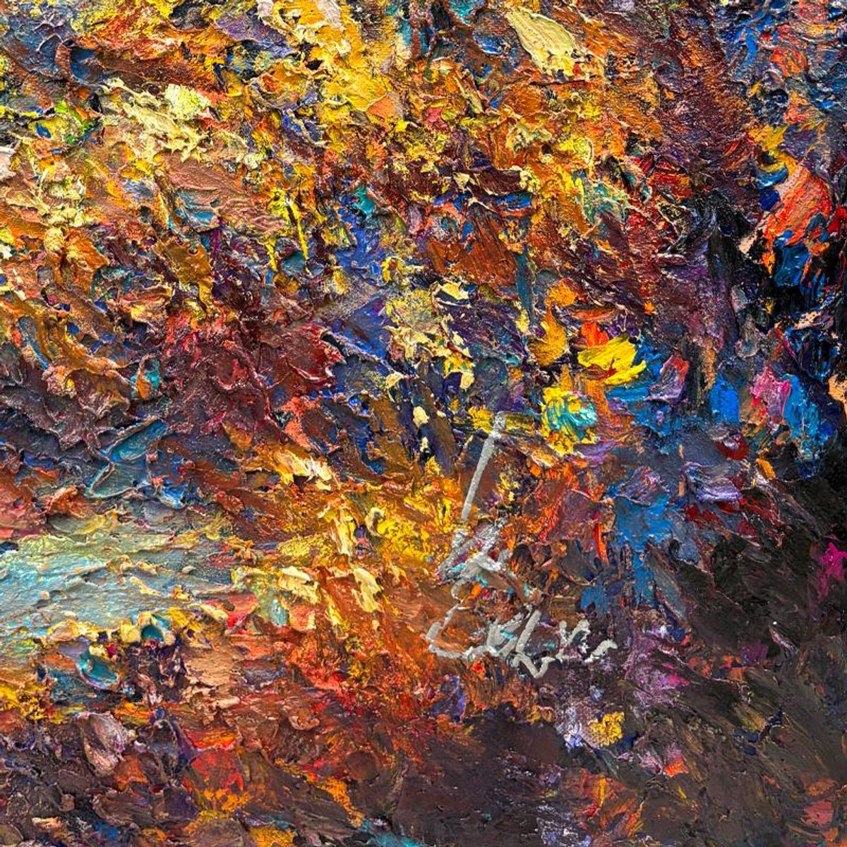 Inam, Original Oil Painting on Canvas, Hand Signed with Letter of Authenticity.