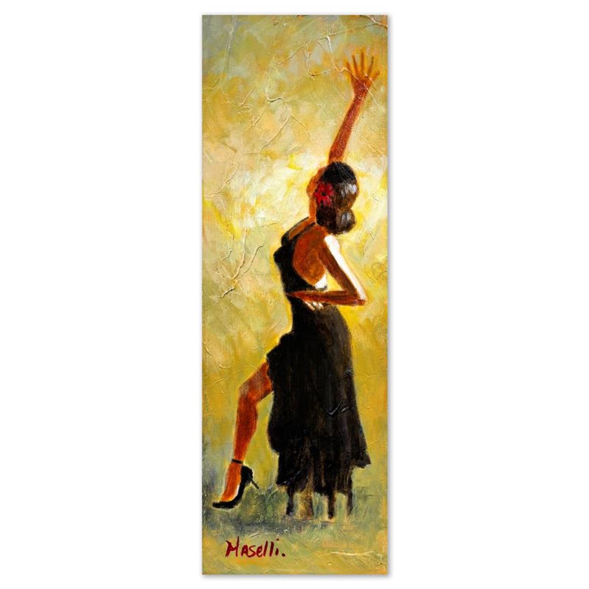 Michael Maselli, Original Painting on Canvas, Hand Signed with Letter of Authenticity.