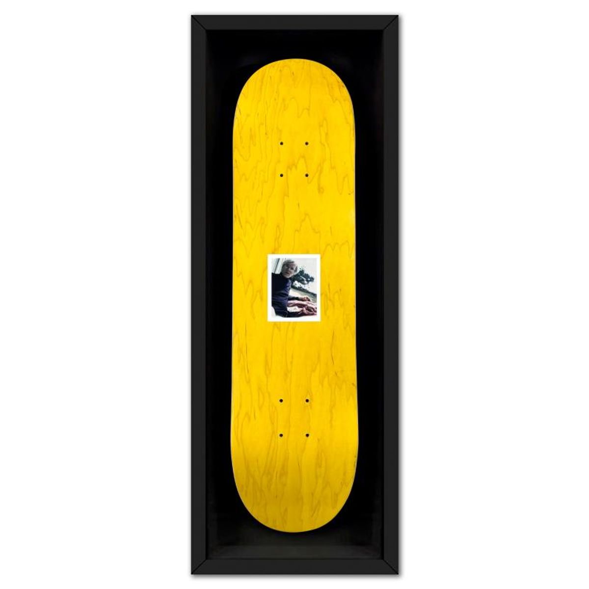 Andy Warhol (1928-1987), "Self-Portrait (Yellow)" Framed One-of-a-Kind Unique Edition Skateboard, Signed Inverso with Certificate of Authenticity.