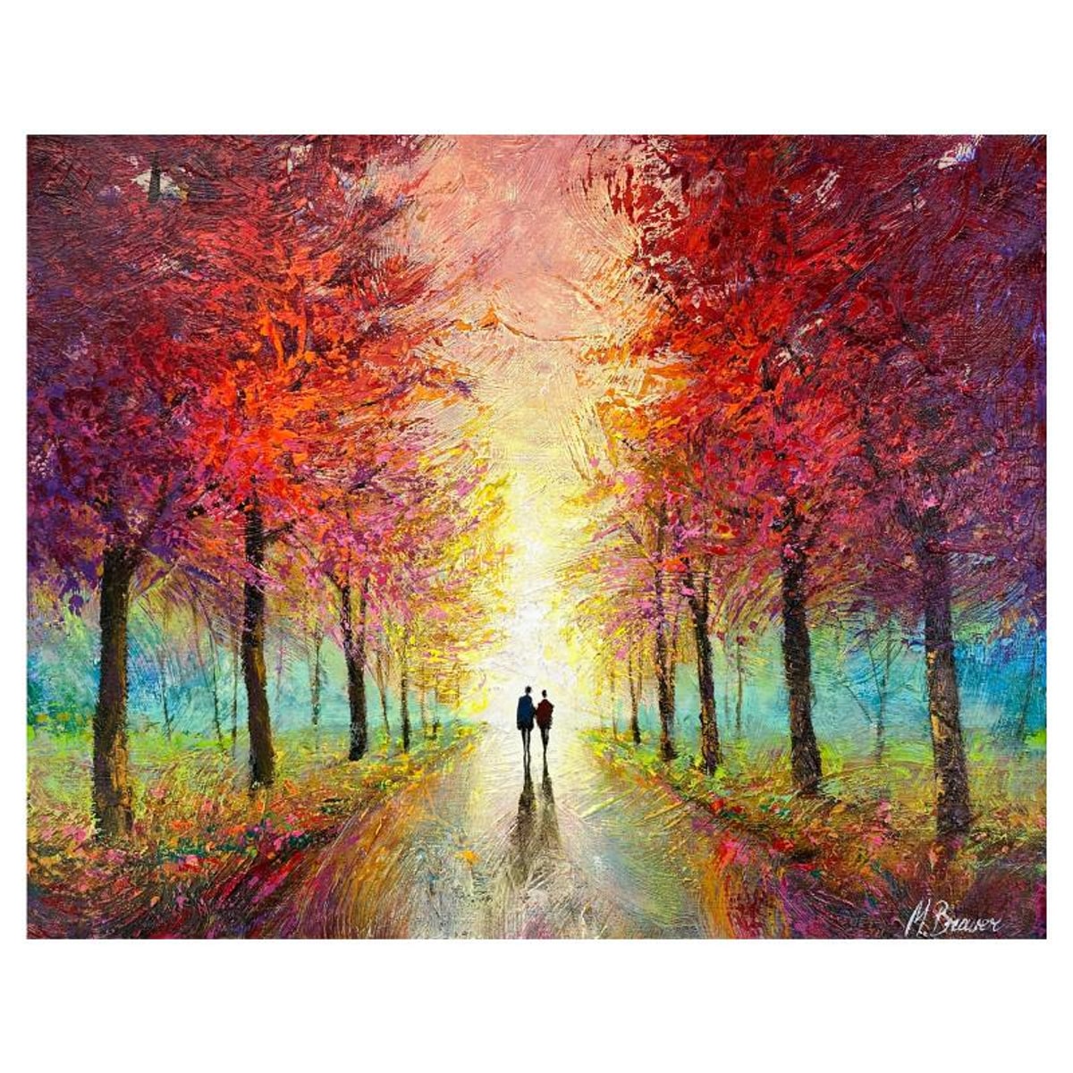 Mark Braver, Original Oil Painting on Canvas, Hand Signed with Letter of Authenticity.