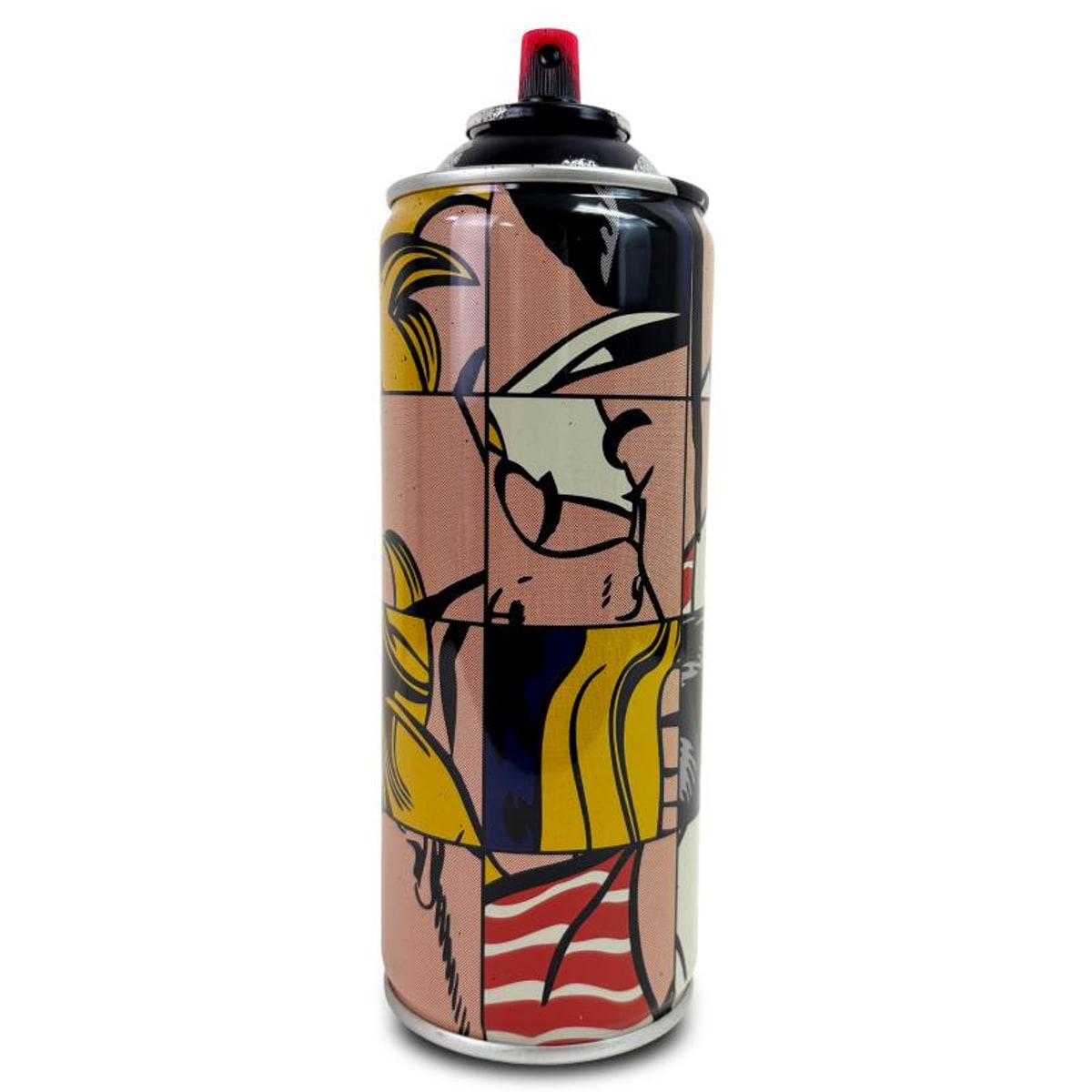 Mr Brainwash, "Frankenstein - BLACK" Hand Painted Limited Edition Spray Can, Numbered with Certificate of Authenticity.