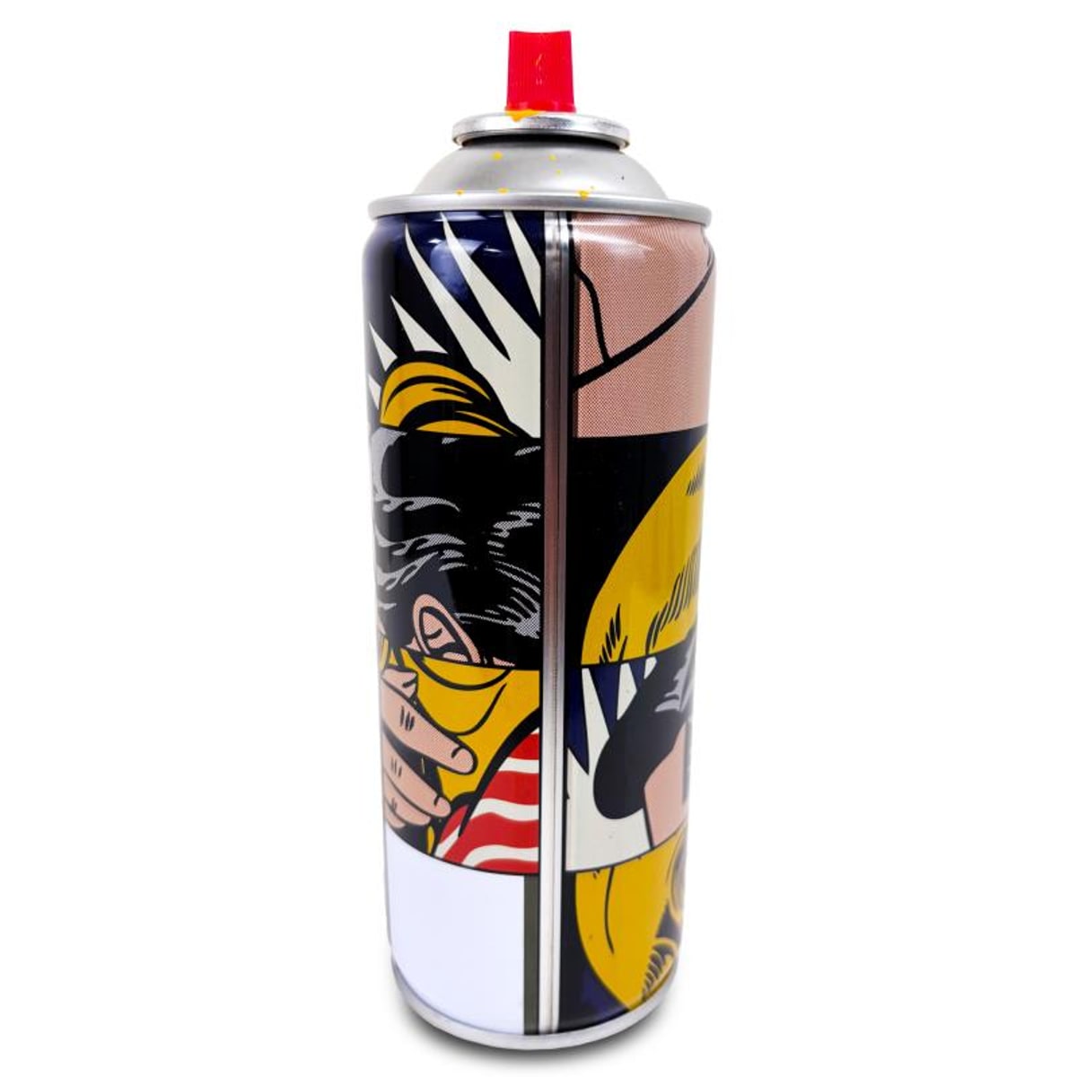 Mr Brainwash, "Frankenstein - YELLOW" Hand Painted Limited Edition Spray Can, Numbered with Certificate of Authenticity.