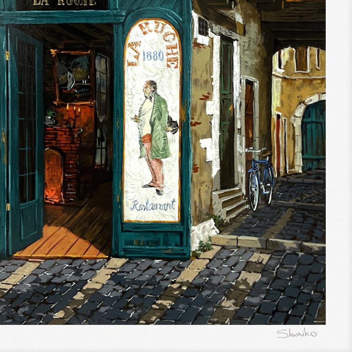 Viktor Shvaiko, "Castle on the Water" Limited Edition Printer's Proof Serigraph (21" x 30"), Numbered 1/3 and Hand Signed with Letter of Authenticity.