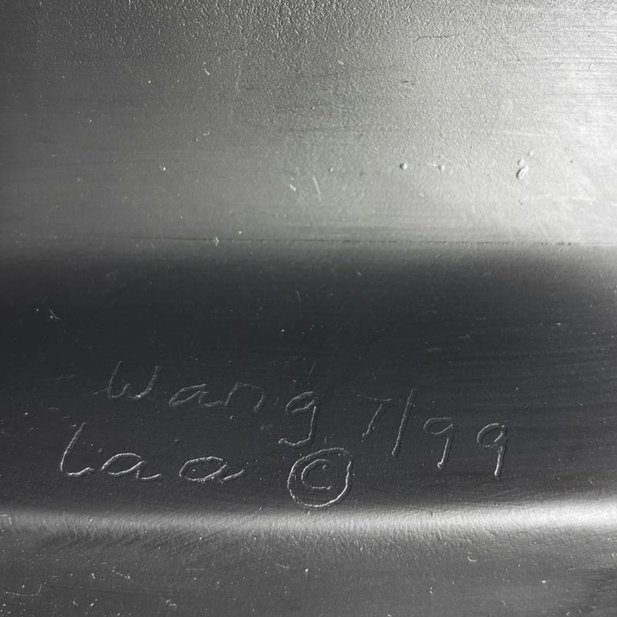 Wang, "Back to School Blues" Limited Edition Resin Sculpture, Numbered 7/99 and Hand Signed with Letter of Authenticity.