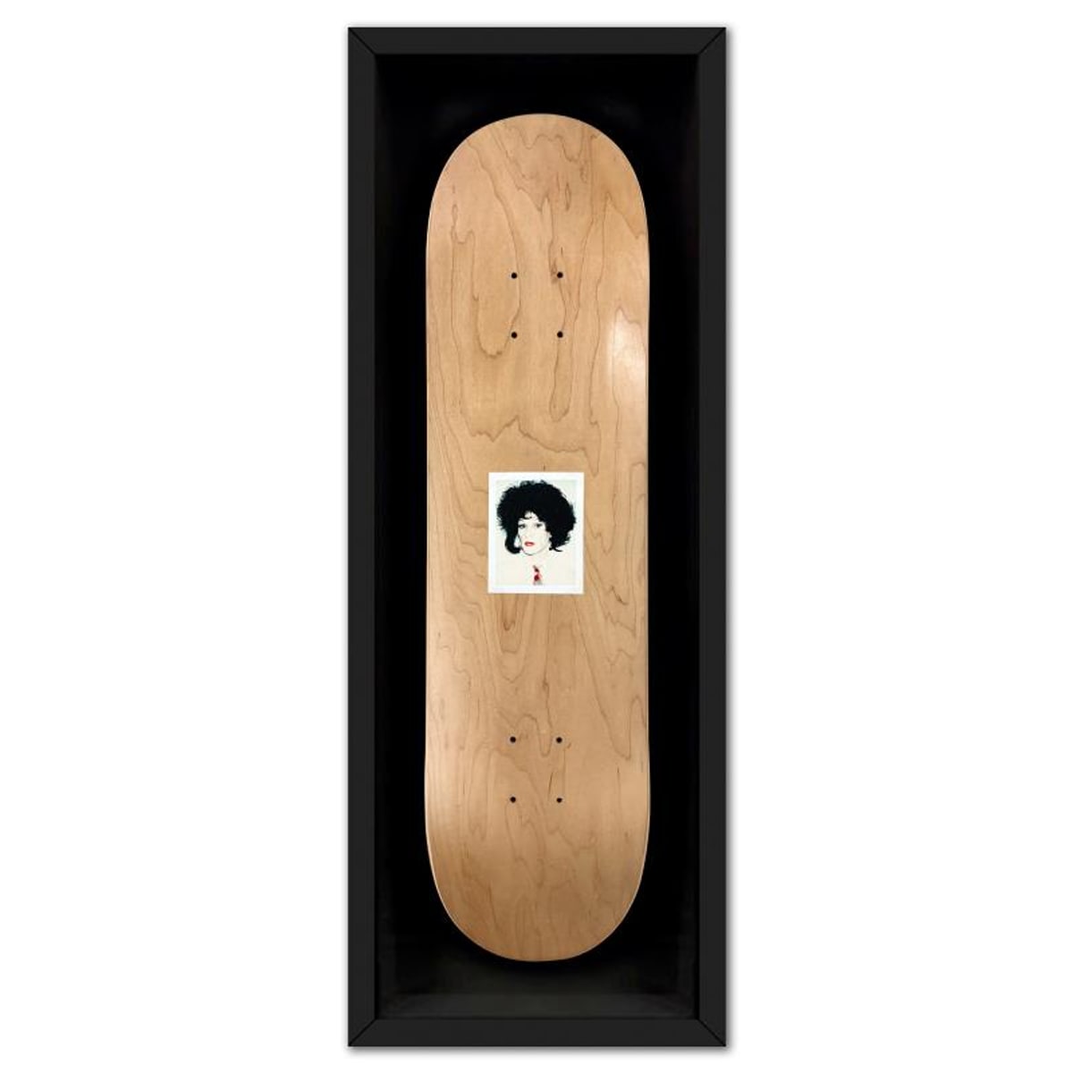 Andy Warhol (1928-1987), "Self-Portrait (Grey)" Framed One-of-a-Kind Unique Edition Skateboard, Signed Inverso with Certificate of Authenticity.