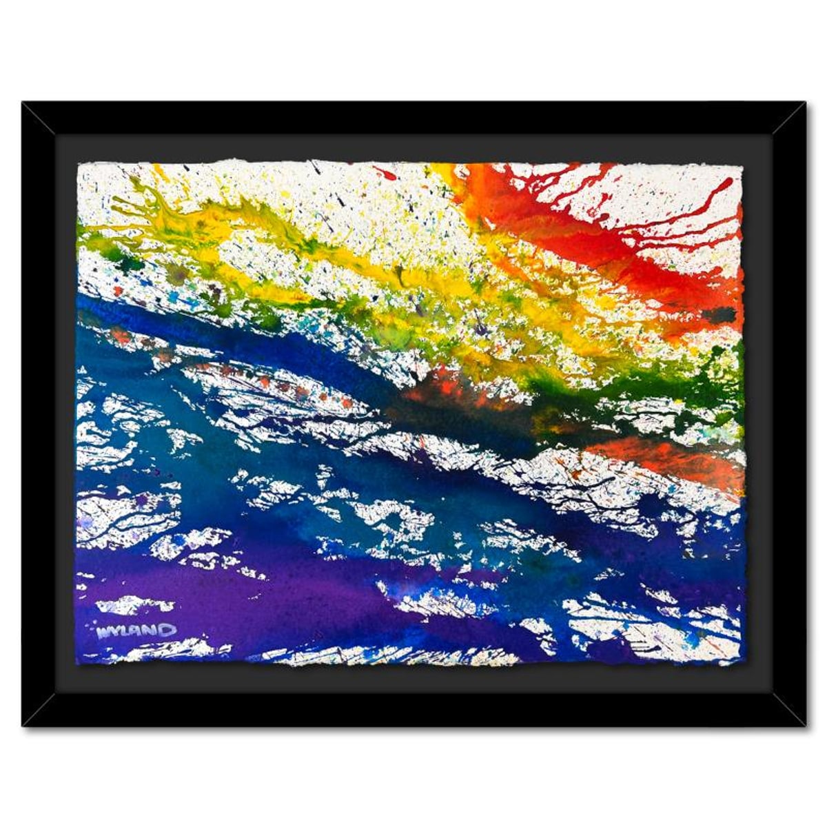 Wyland, Framed Original Painting, Hand Signed by the artist and with a letter of authenticity.