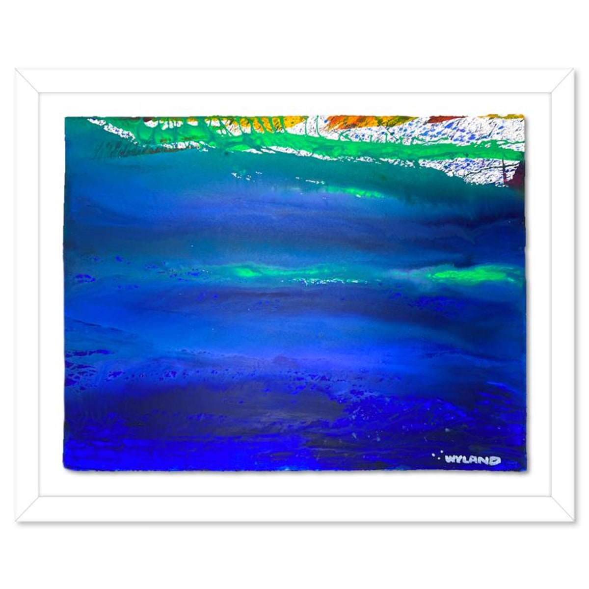 Wyland, Framed Original Painting, Hand Signed by the artist and with a letter of authenticity.