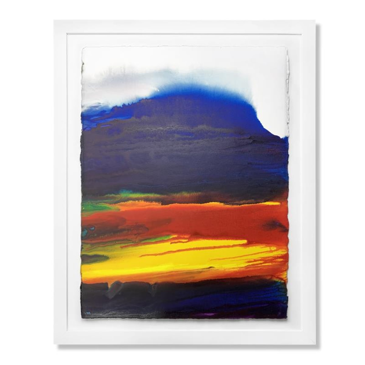 Wyland, "Reef Colors 4" Framed Original Watercolor Painting Hand Signed with Letter of Authenticity.