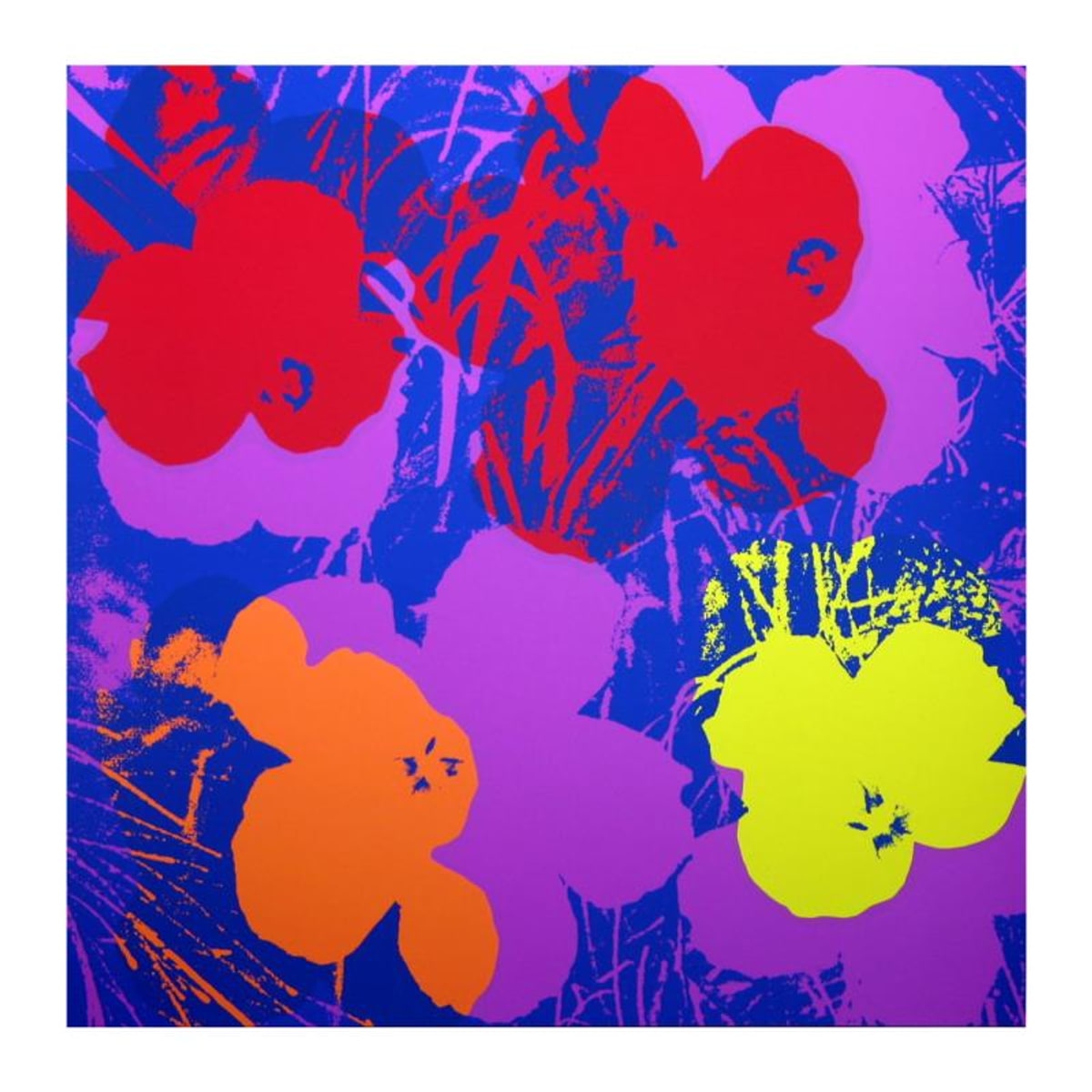 Andy Warhol (1928-1987), "Flowers 11.66" Silk Screen Print from Sunday B Morning.