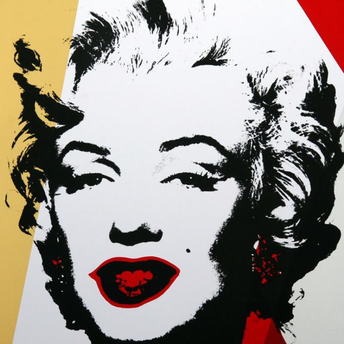 Andy Warhol (1928-1987), "Golden Marilyn 11.37" Limited Edition Silk Screen Print from Sunday B Morning.