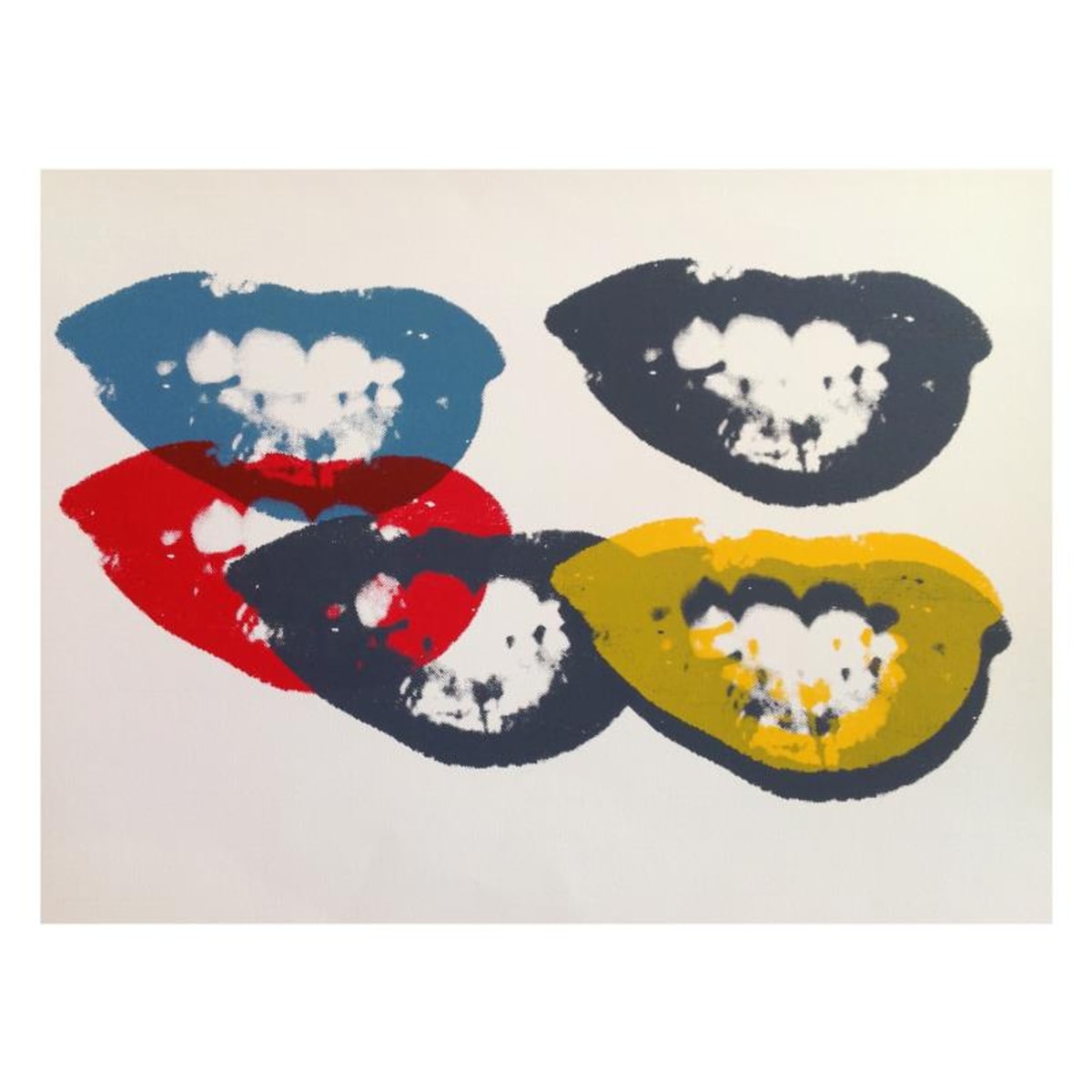 Andy Warhol (1928-1987), "I Love Your Kiss Forever Forever" Limited Edition Silk Screen Print from Sunday B Morning.