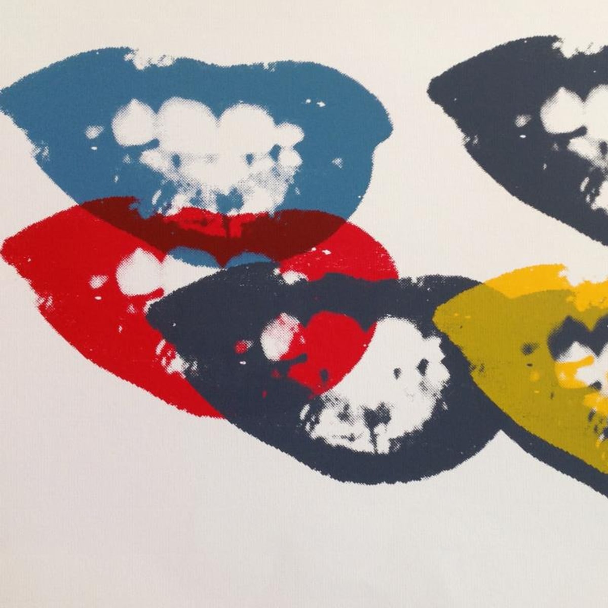 Andy Warhol (1928-1987), "I Love Your Kiss Forever Forever" Limited Edition Silk Screen Print from Sunday B Morning.