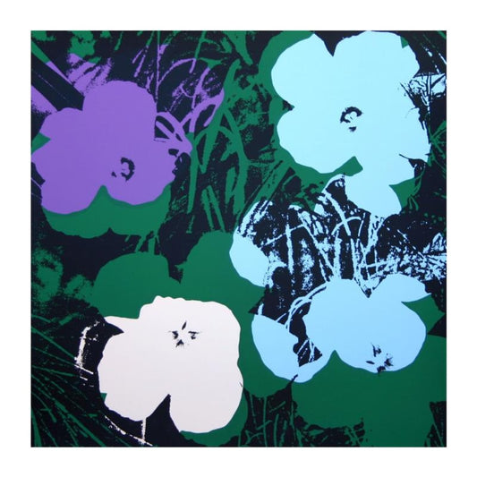 Andy Warhol (1928-1987), "Flowers Portfolio" Suite of 10 Silk Screen Prints from Sunday B Morning.