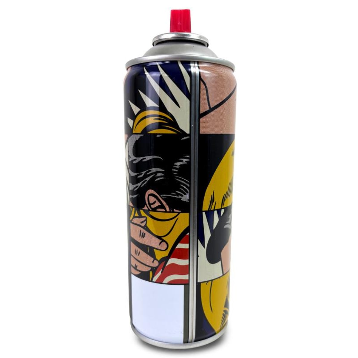 Mr Brainwash, "Frankenstein - BLACK" Hand Painted Limited Edition Spray Can, Numbered with Certificate of Authenticity.