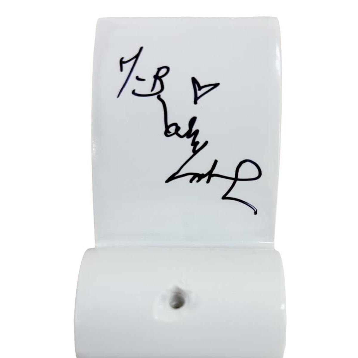 Mr Brainwash, "Life is Beautiful (CLASSIC WHITE)" Limited Edition Resin Sculpture, Numbered and Hand Signed with Certificate of Authenticity.
