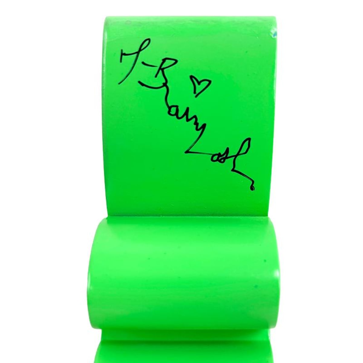 Mr Brainwash, "Life is Beautiful (NEON GREEN)" Limited Edition Resin Sculpture, Numbered and Hand Signed with Certificate of Authenticity.