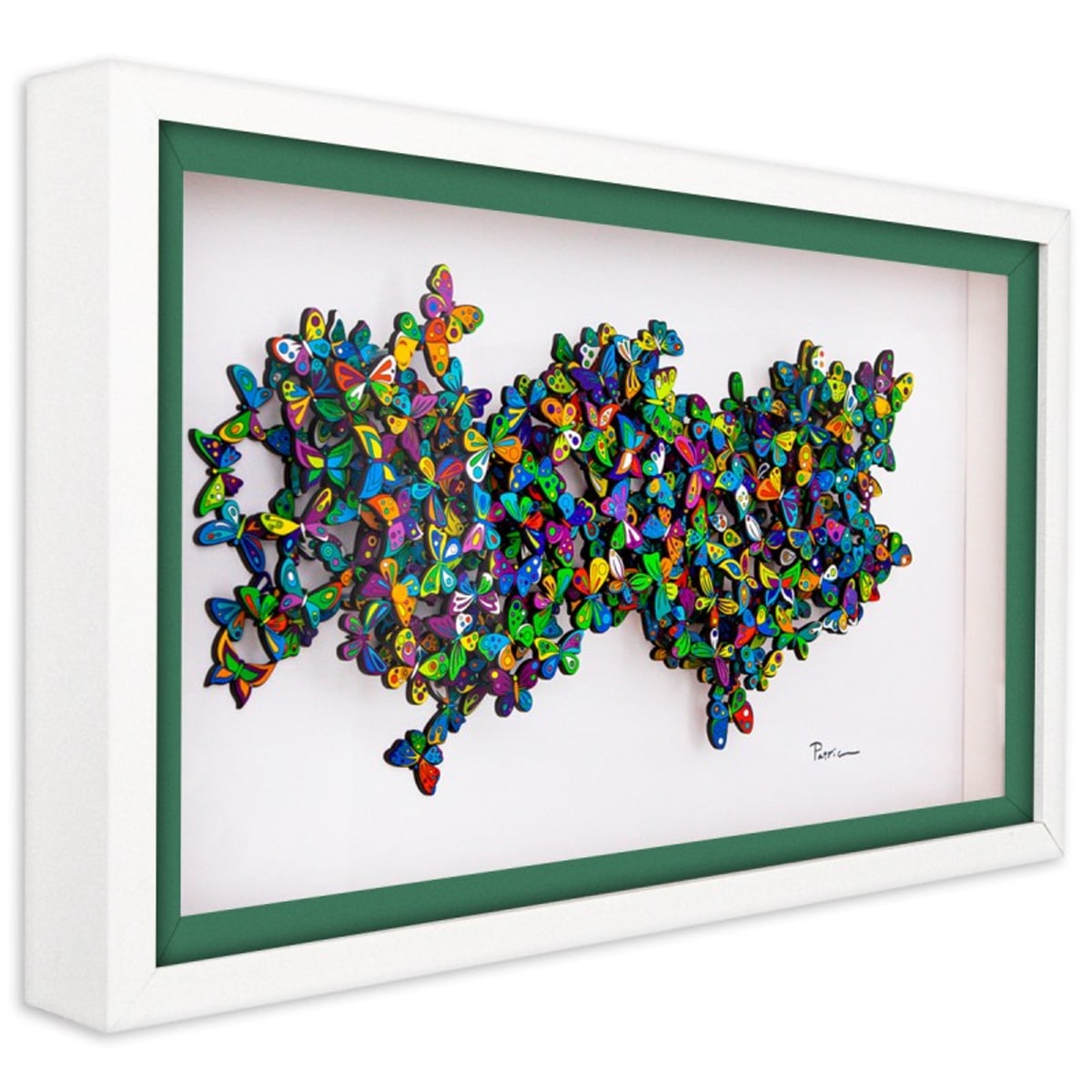 Patricia Govezensky, "Tide" Limited Edition 3D Multilayered Woodcut, Hand Signed with Letter of Authenticity.