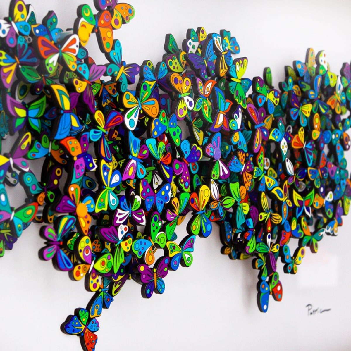 Patricia Govezensky, "Tide" Limited Edition 3D Multilayered Woodcut, Hand Signed with Letter of Authenticity.