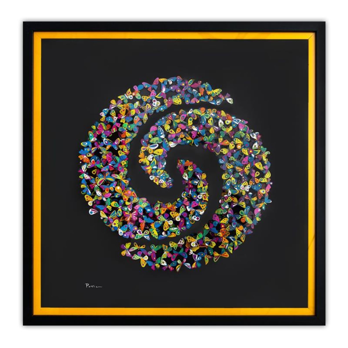 Patricia Govezensky, "Cycle of Transformation" Hand Signed Limited Edition 3D Multilayered Woodcut with Letter of Authenticity.