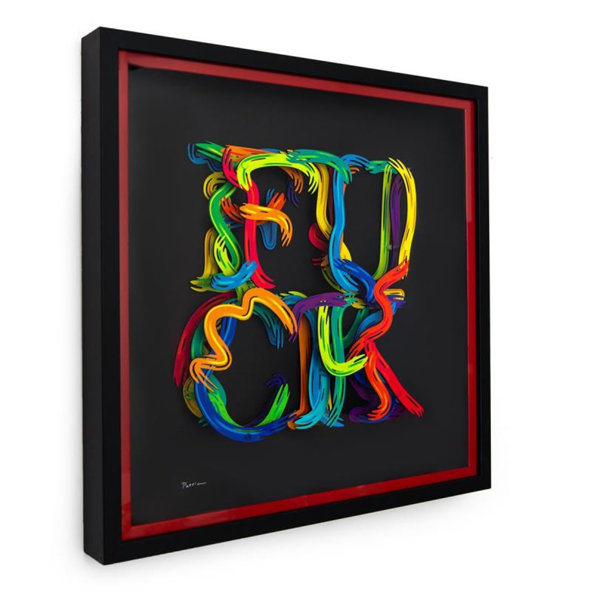 Patricia Govezensky, "Freedom of Expression" Hand Signed Limited Edition 3D Multilayered Woodcut with Letter of Authenticity.