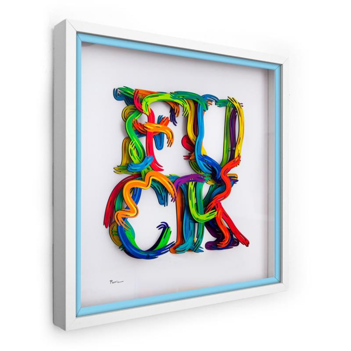 Patricia Govezensky, "Freedom of Expression" Hand Signed Limited Edition 3D Multilayered Woodcut with Letter of Authenticity.