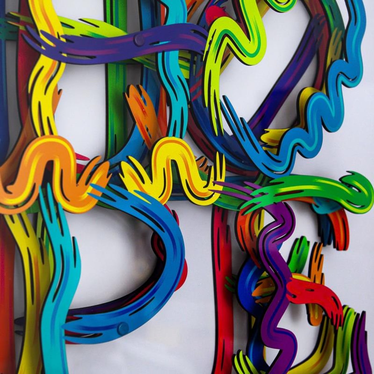 Patricia Govezensky, "Strokes of Hope" Hand Signed Limited Edition 3D Multilayered Woodcut with Letter of Authenticity.