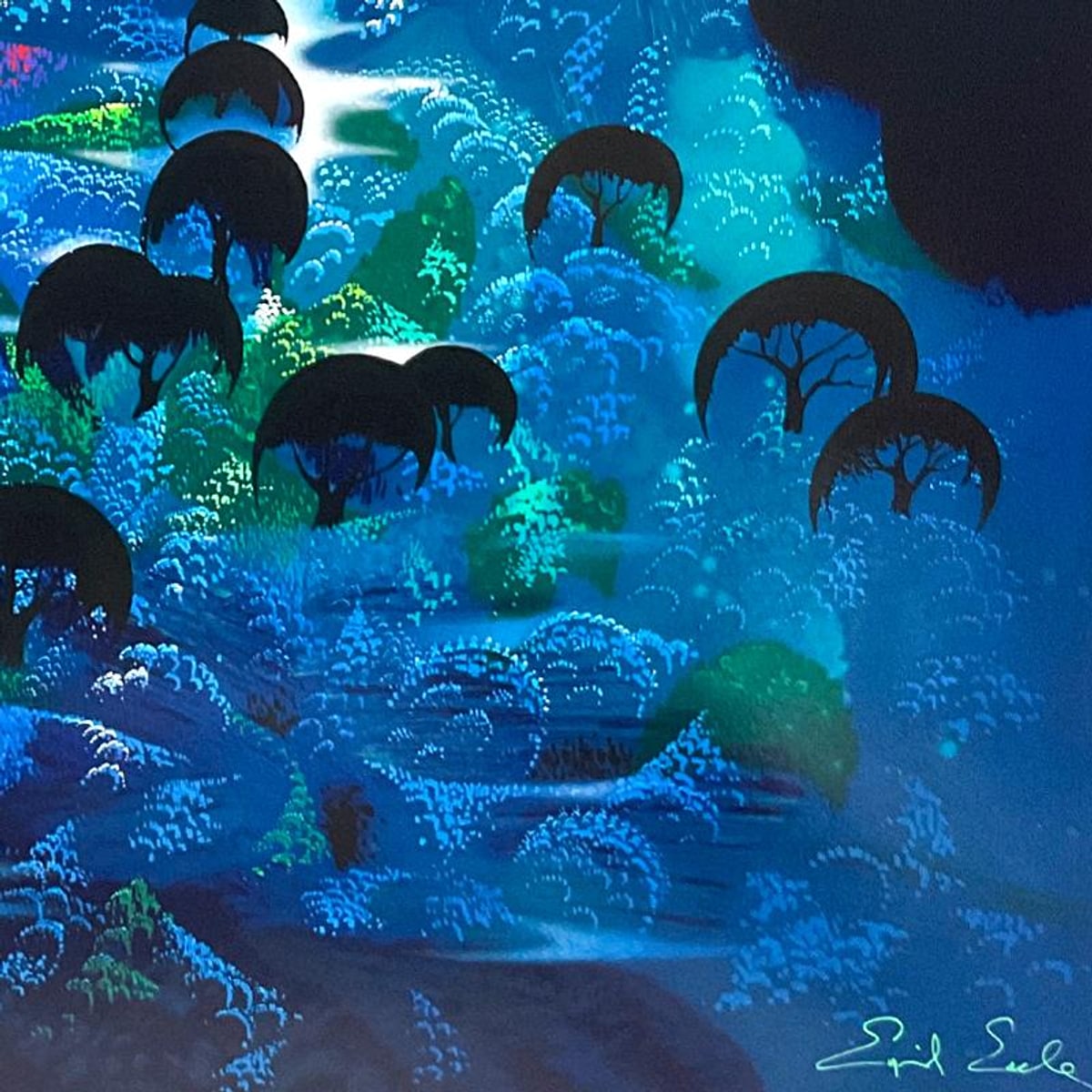 Eyvind Earle (1916-2000), "Beneath an Emerald" Limited Edition Printer's Proof (30.5" x 23"), Numbered 1/5 and Hand Signed with Letter of Authenticity.