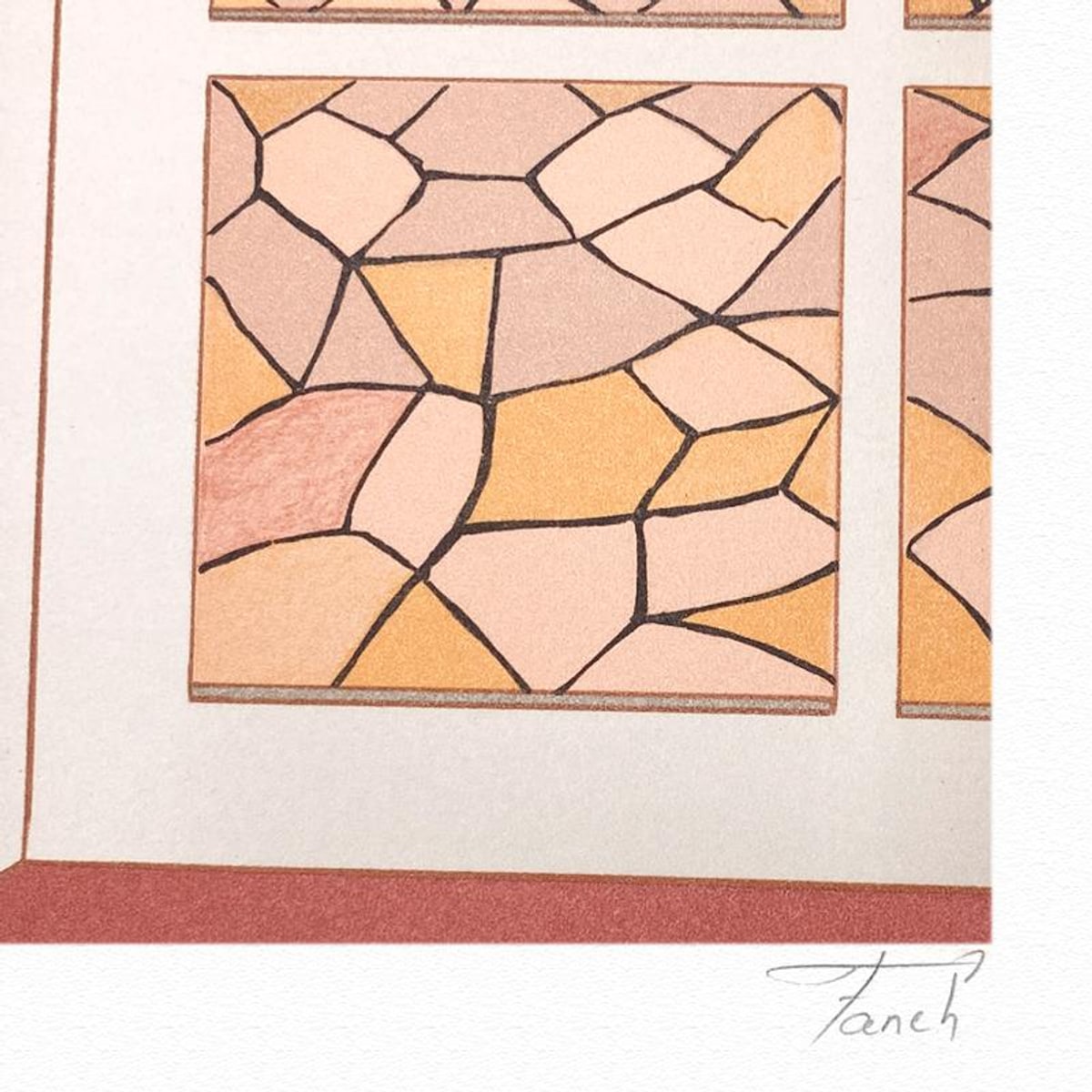 Fanch Ledan, "Palm Springs" Limited Edition Lithograph, HC Numbered I/LX and Hand Signed with Letter of Authenticity