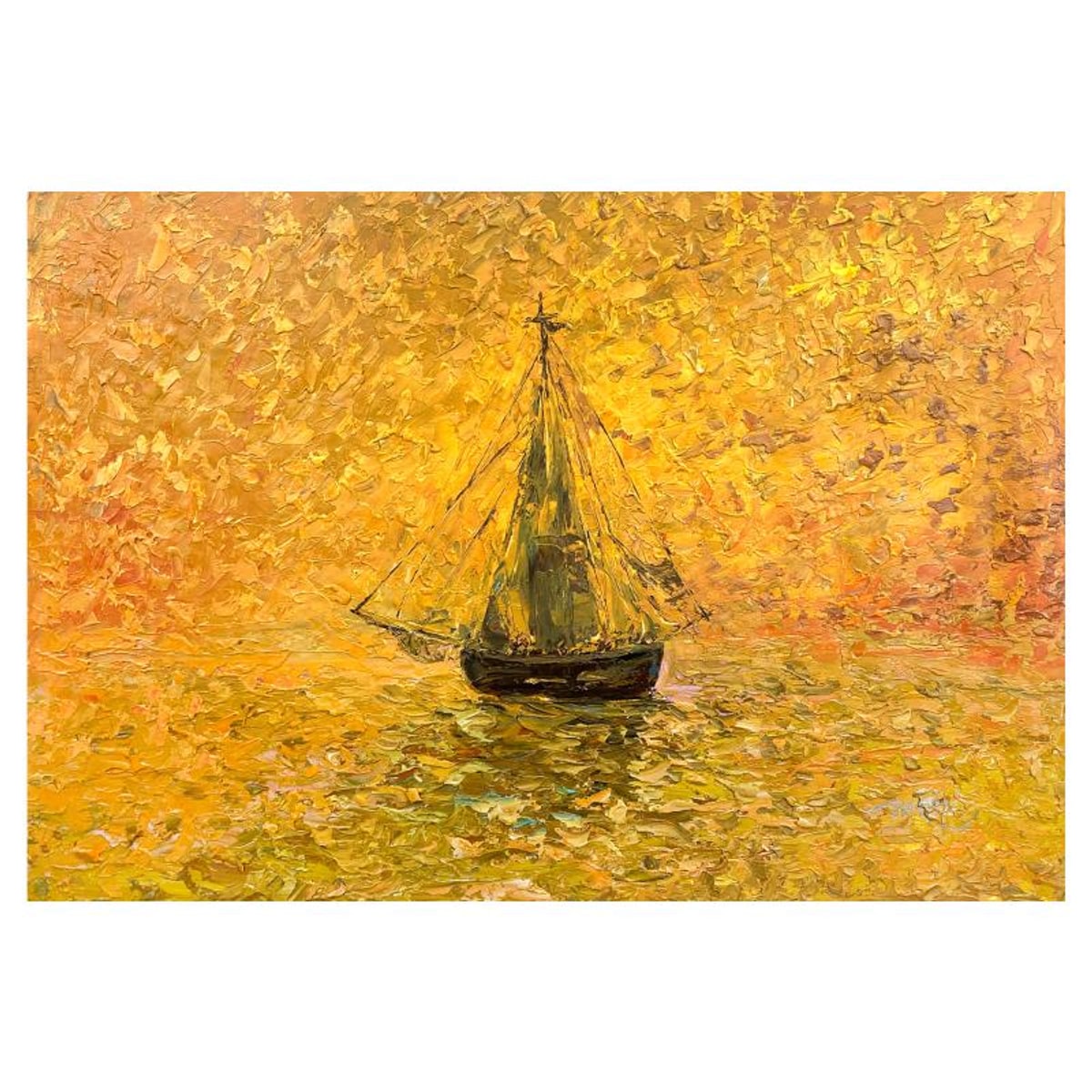 Mani, Original Acrylic Painting on Canvas, Hand Signed with Letter of Authenticity.
