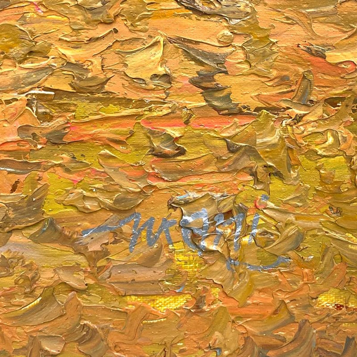 Mani, Original Acrylic Painting on Canvas, Hand Signed with Letter of Authenticity.