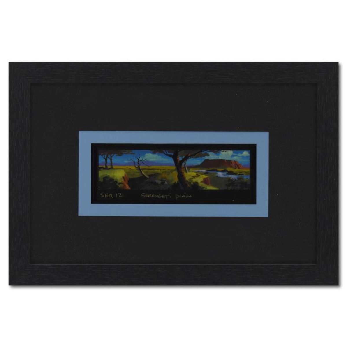 Marvel Comics, "Seq 12 Serengeti Plain" Framed Original Story Board Production Painting with Letter of Authenticity.