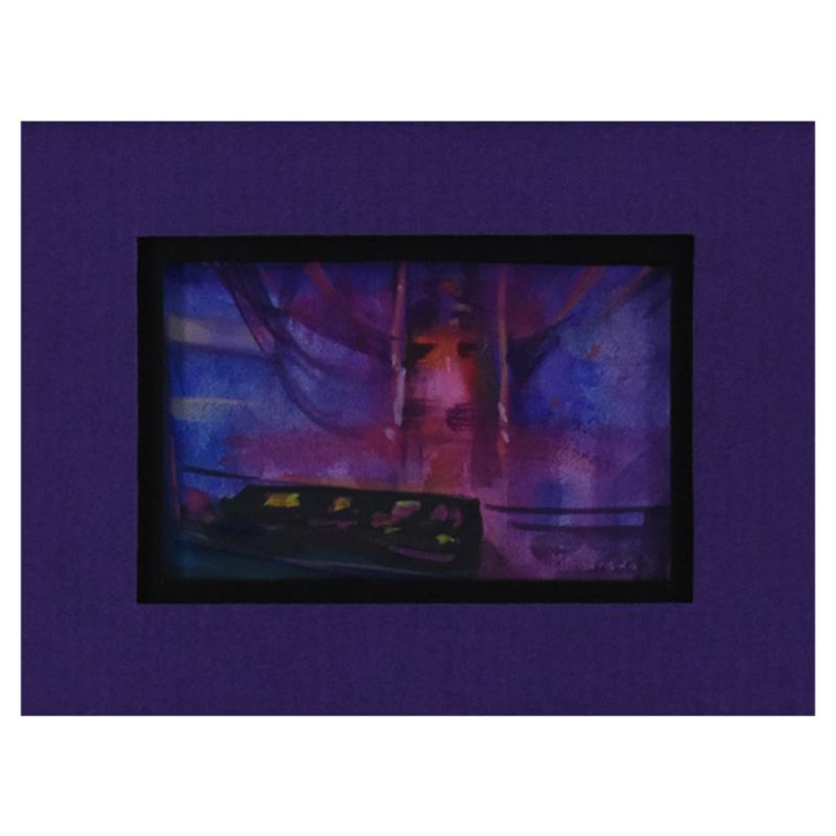 Marvel Comics, Framed Original Story Board Production Painting with Letter of Authenticity.