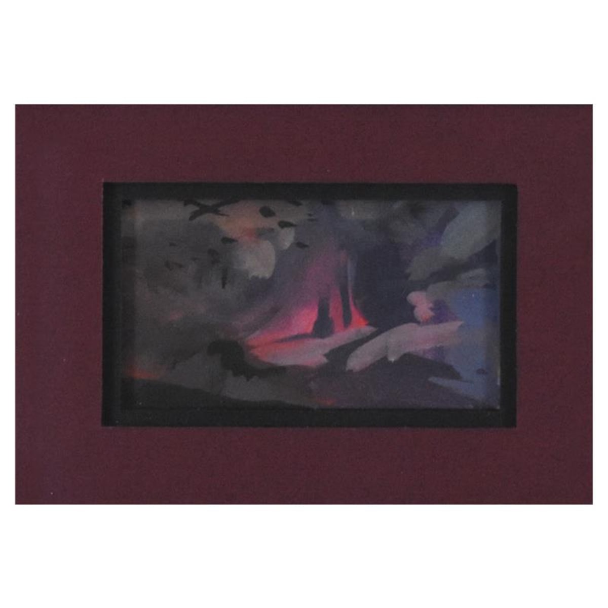 Marvel Comics, Framed Original Story Board Production Painting with Letter of Authenticity.