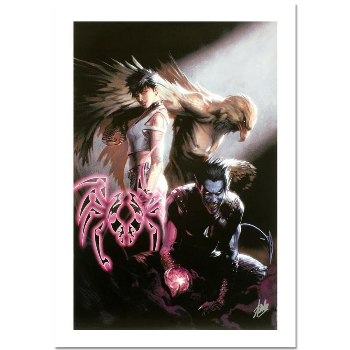 Stan Lee Signed, Marvel Comics "Ultimate X-Men #95" Limited Edition Canvas 1/10 with Certificate of Authenticity.