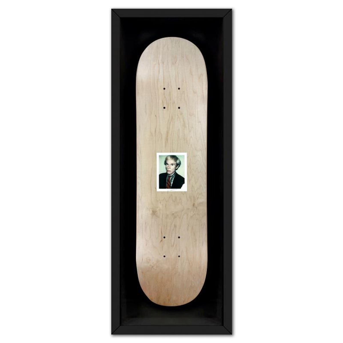 Andy Warhol (1928-1987), "Self-Portrait (Blue)" Framed One-of-a-Kind Unique Edition Skateboard, Signed Inverso with Certificate of Authenticity.