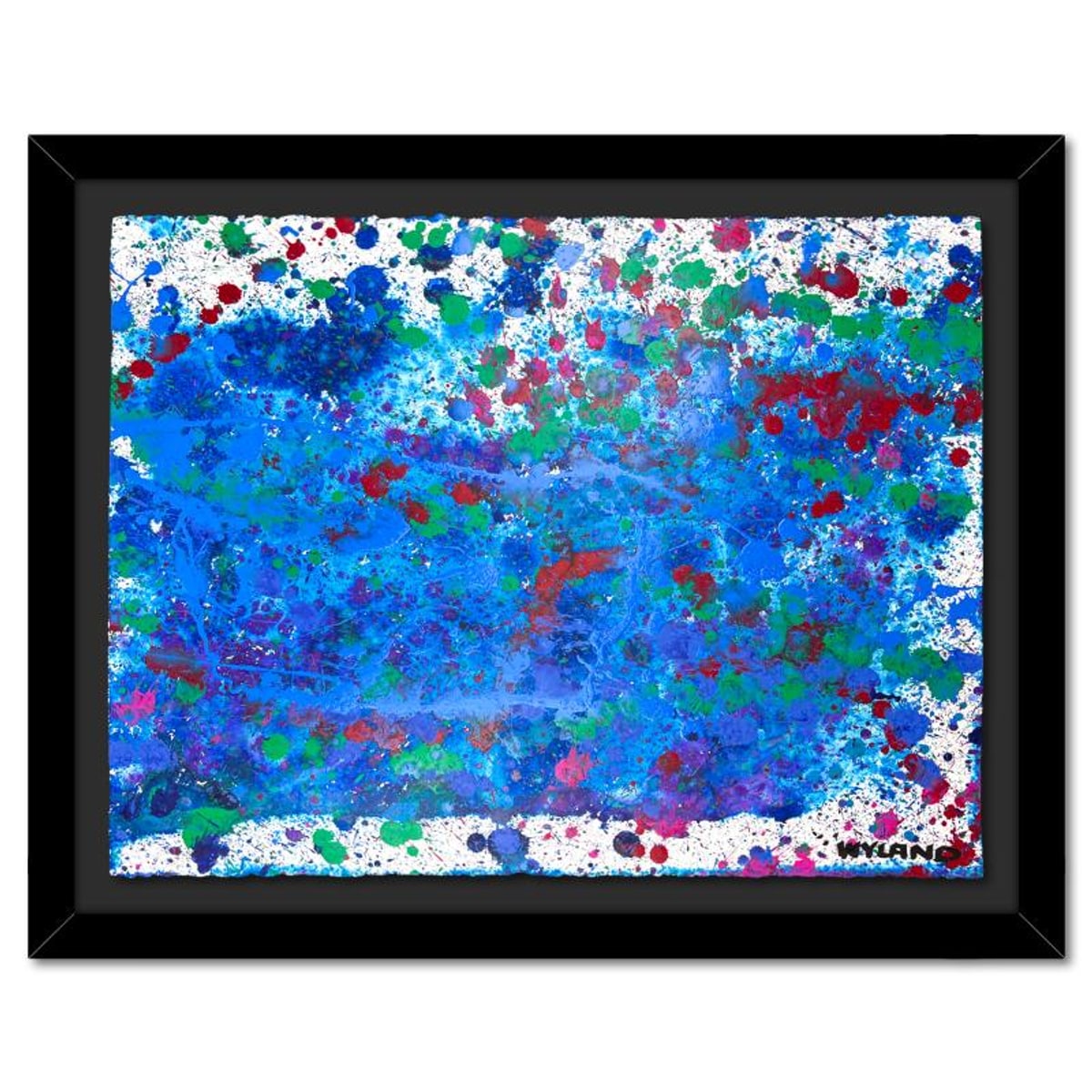 Wyland, Framed Original Painting, Hand Signed by the artist and with a letter of authenticity.