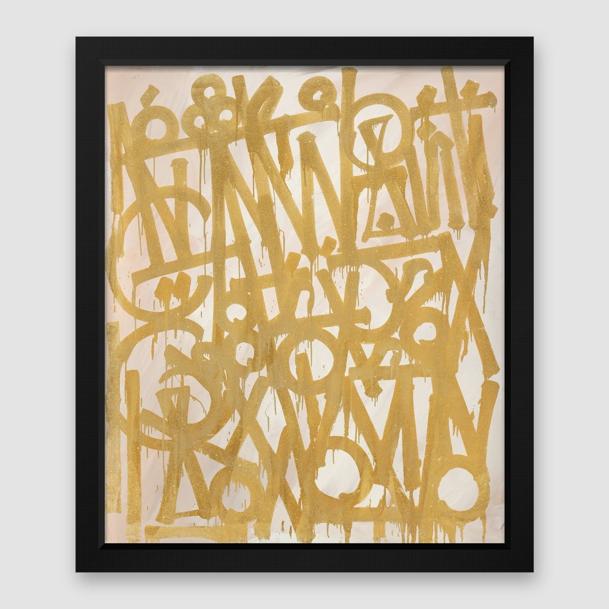RETNA- Acrylic and Crystalline on Canvas "The Old Standard"