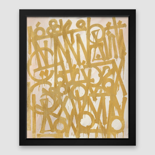 RETNA- Acrylic and Crystalline on Canvas "The Old Standard"