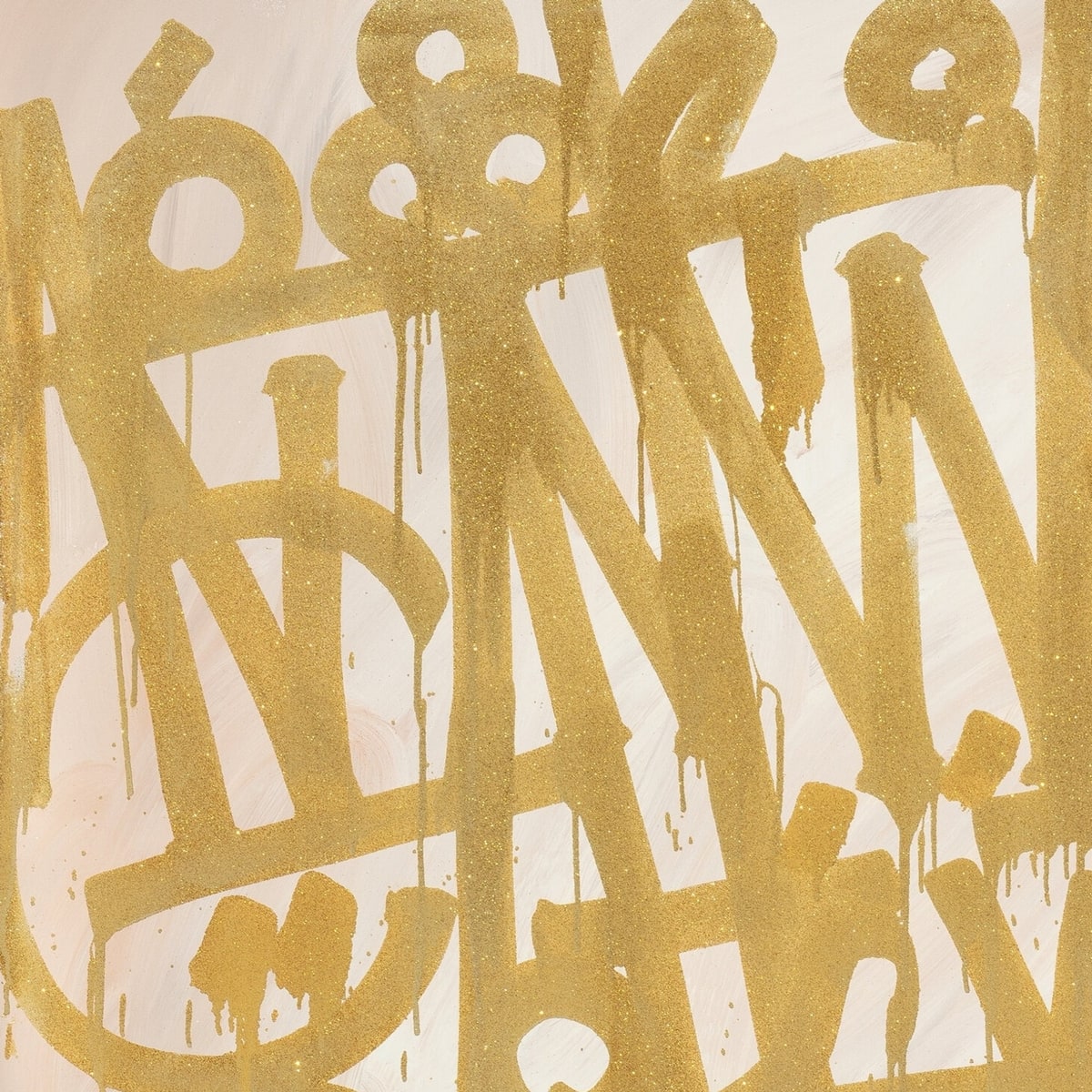 RETNA- Acrylic and Crystalline on Canvas "The Old Standard"