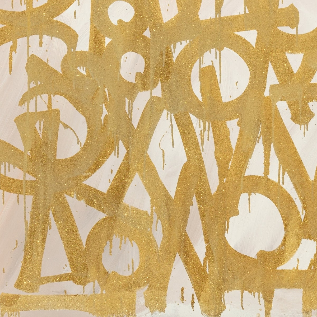 RETNA- Acrylic and Crystalline on Canvas "The Old Standard"